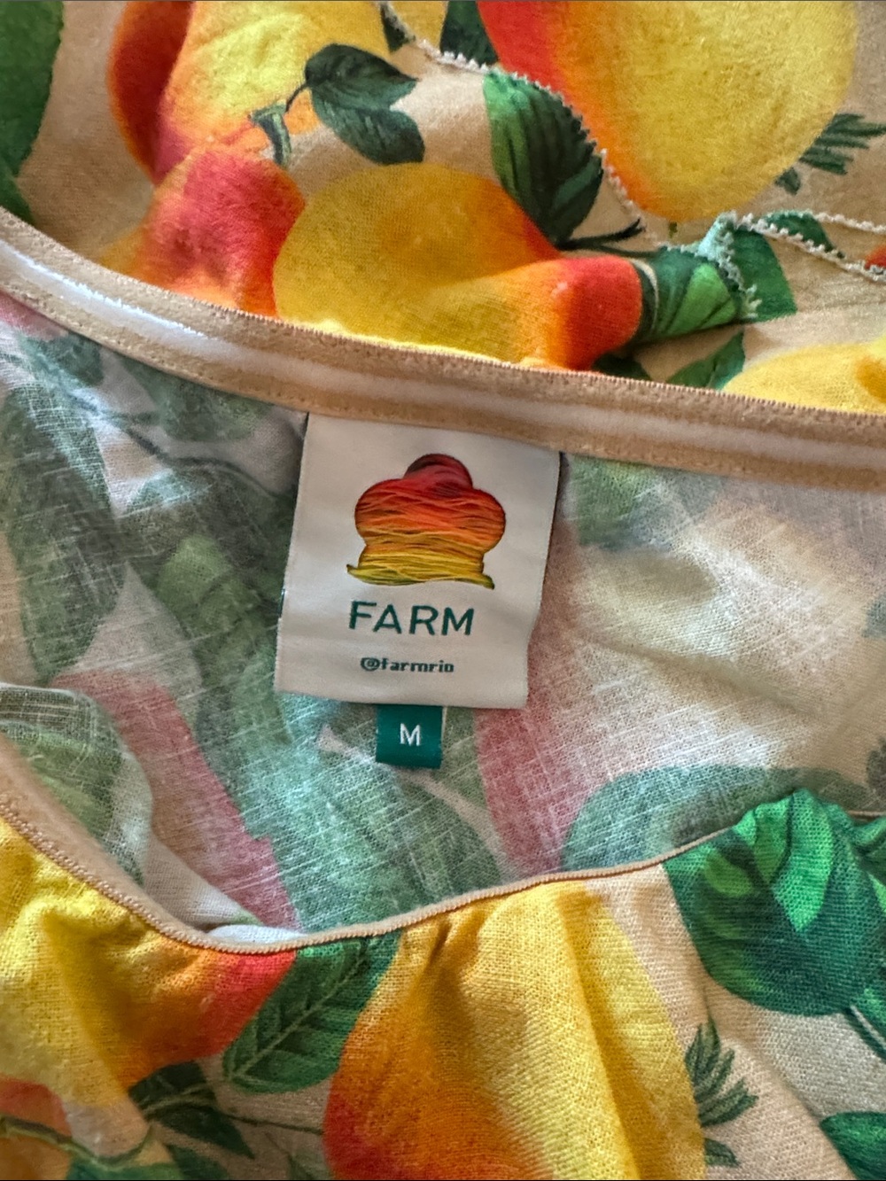 🔥🔥SALE!! Farm Rio Orange Sands Dress - Picture 4 of 8
